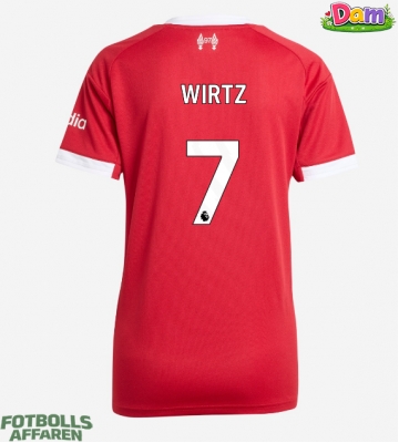 Liverpool Florian Wirtz #7 Hemmatröja Kvinnor 2025-26 Kortärmad